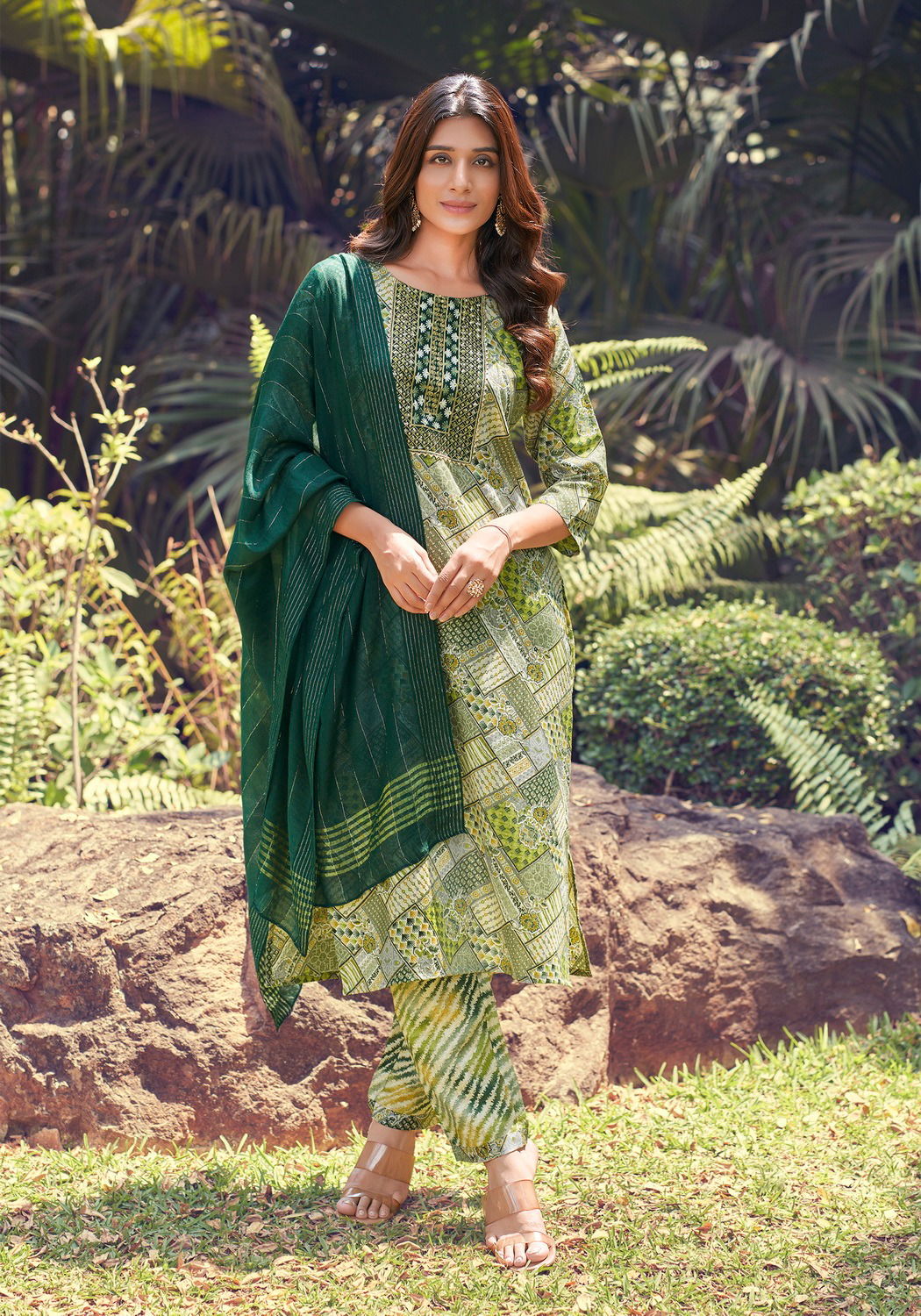 Sunrise Vol 1 By Vaniska Straight Cut Printed Kurti With Bottom Dupatta Wholesalers In Delhi